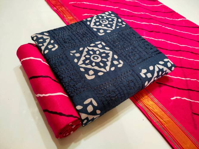 Neminath Wax Batik 3 Regular Wear Printed Cotton Designer Dress Material Collection